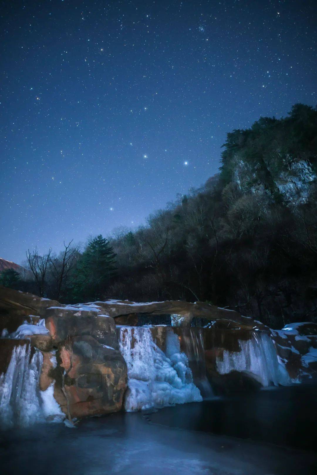 秦岭雪乡追星记这才是冬天最美的夜空
