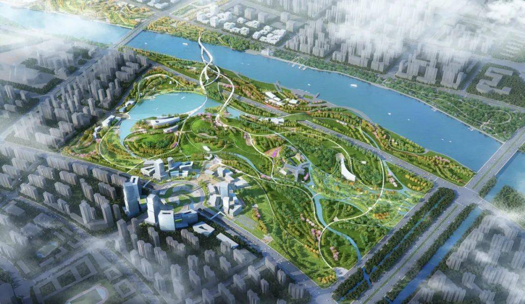 五家国际联合体竞标天津"设计之都"核心区公园景观设计,市民称很梦幻!