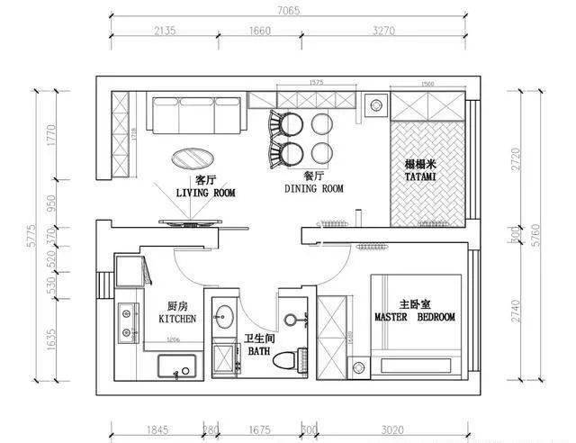 37平米小户型,面积巴掌大,却有两间房,功能相当齐全_手机搜狐网