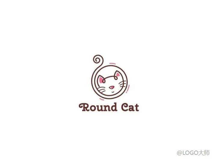 猫元素创意logo设计欣赏