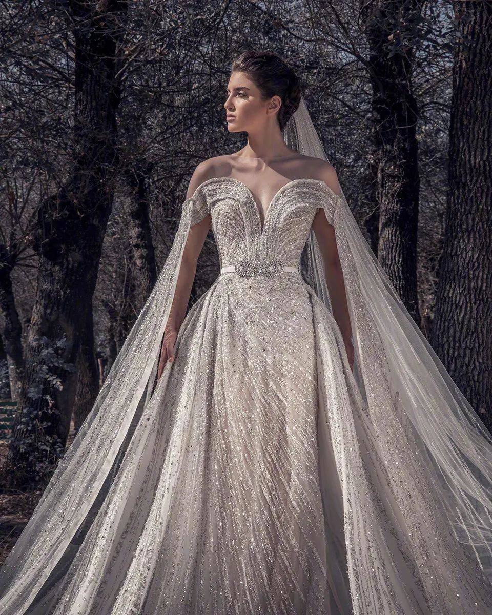 ziad nakad bridal 2021丨黎巴嫩高定仙牌的新季高定婚纱系列,华丽又