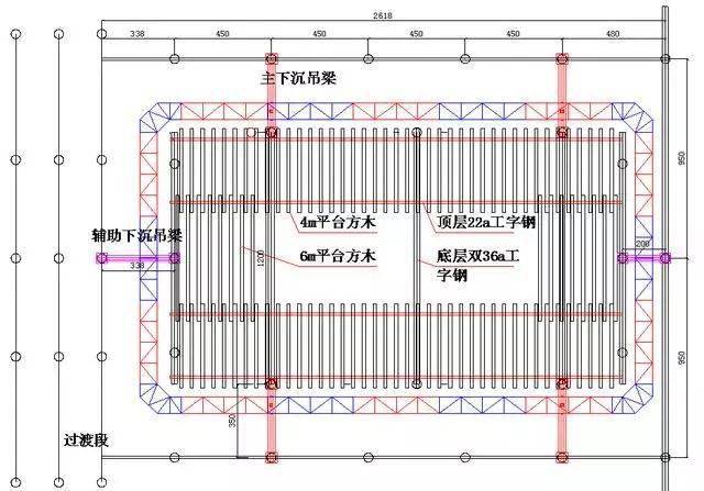 下沉平台上层平面图