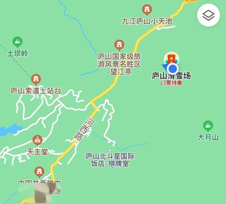 庐山突降大雪交通管制请游客乘坐索道或景区公交车上山