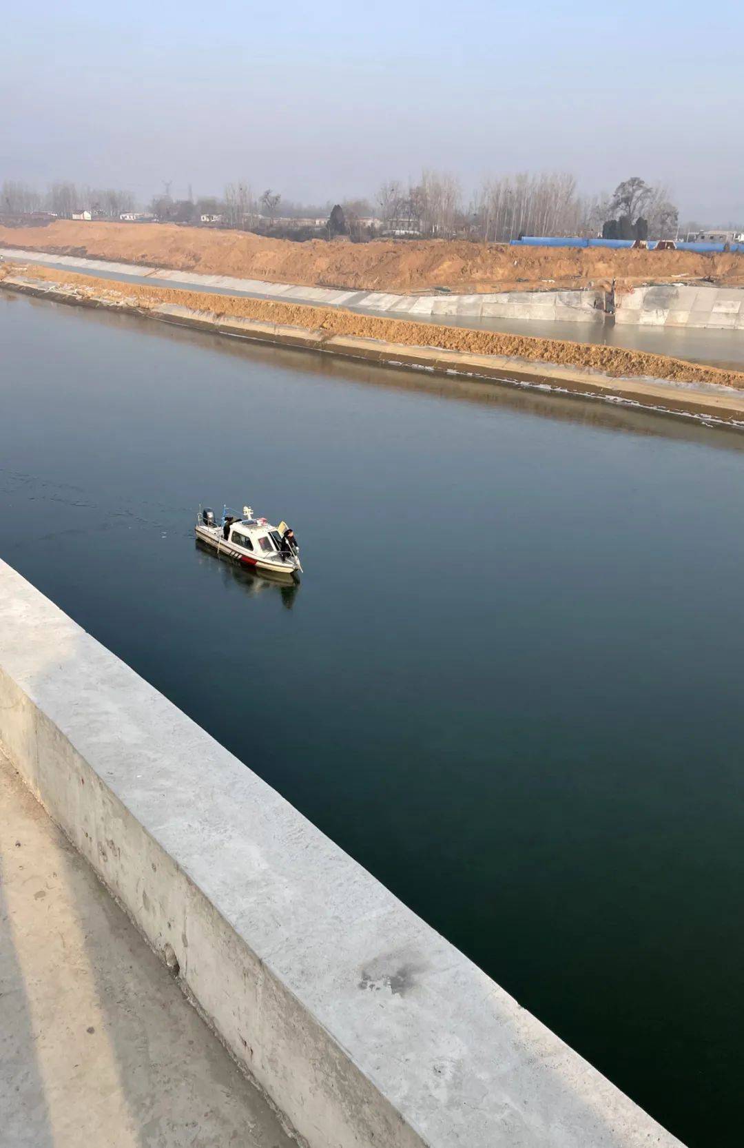 平顶山沙河复航工程主航道通水