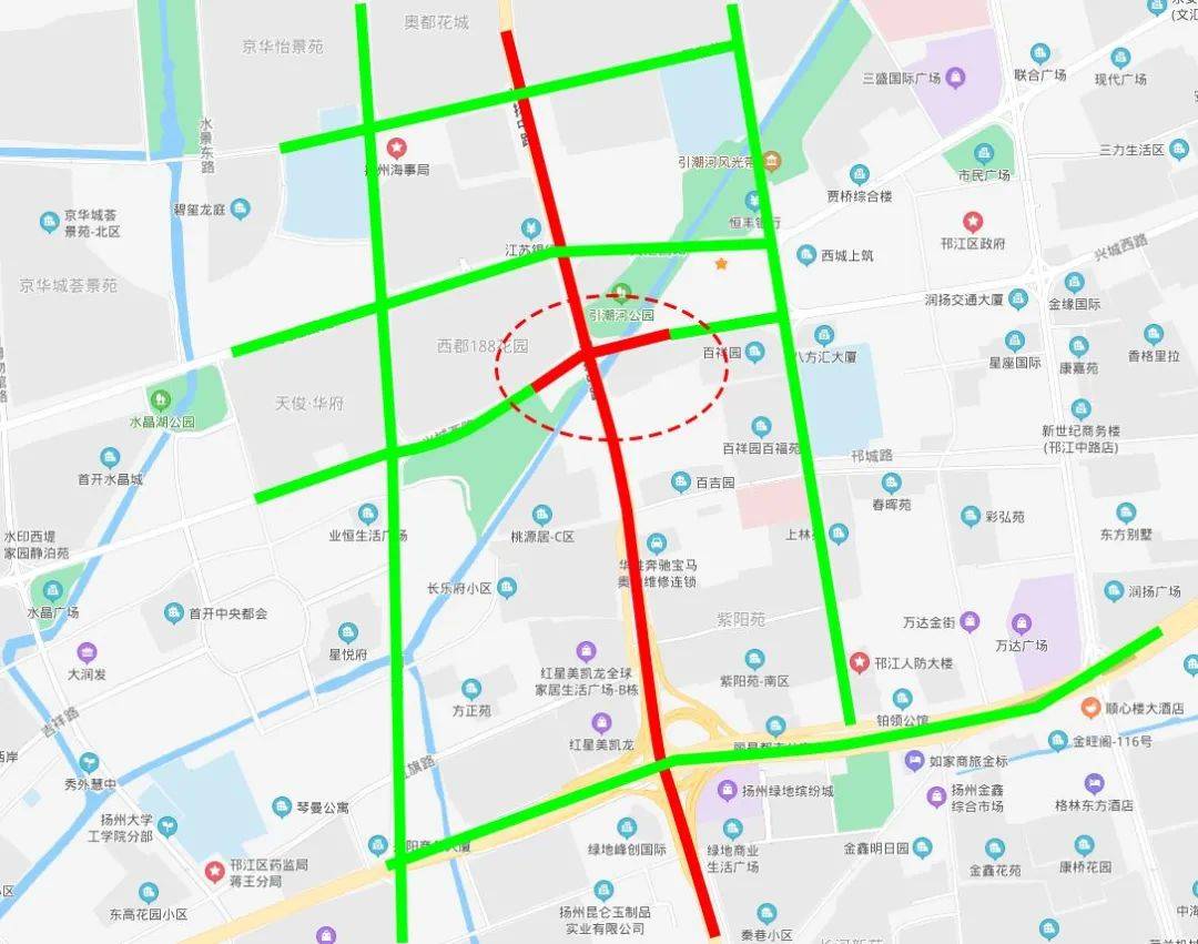 扬州这条路封闭3个月