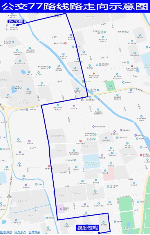 新区新开通公交77路,还有一条公交线路恢复原线路运行