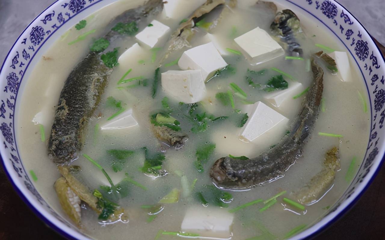 冬季天冷教你一道营养汤泥鳅炖豆腐汤汁浓白肉质鲜嫩
