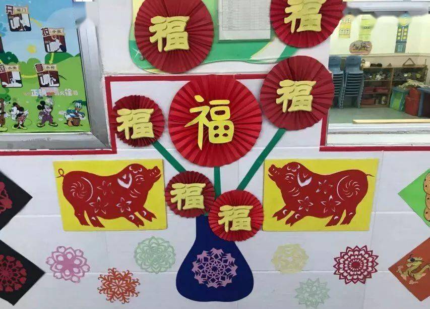 幼儿园春节手工环创方案