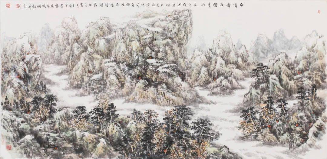 线上展览江山入画开封市中国画学术邀请展之山水篇
