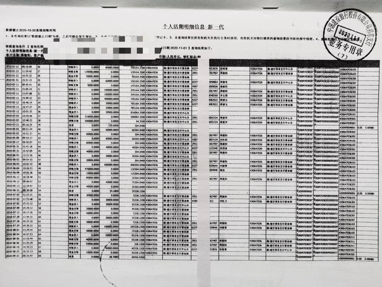 短期个人银行流水 来自搜狐网