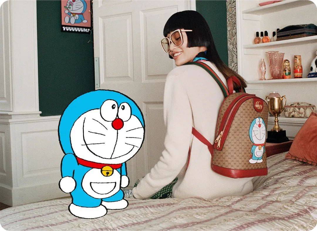 gucci联名叮当猫壁纸,gucci叮当猫壁纸 doraemongucci联名系列发布harmay落地上海新天地teamwang酒柜正式