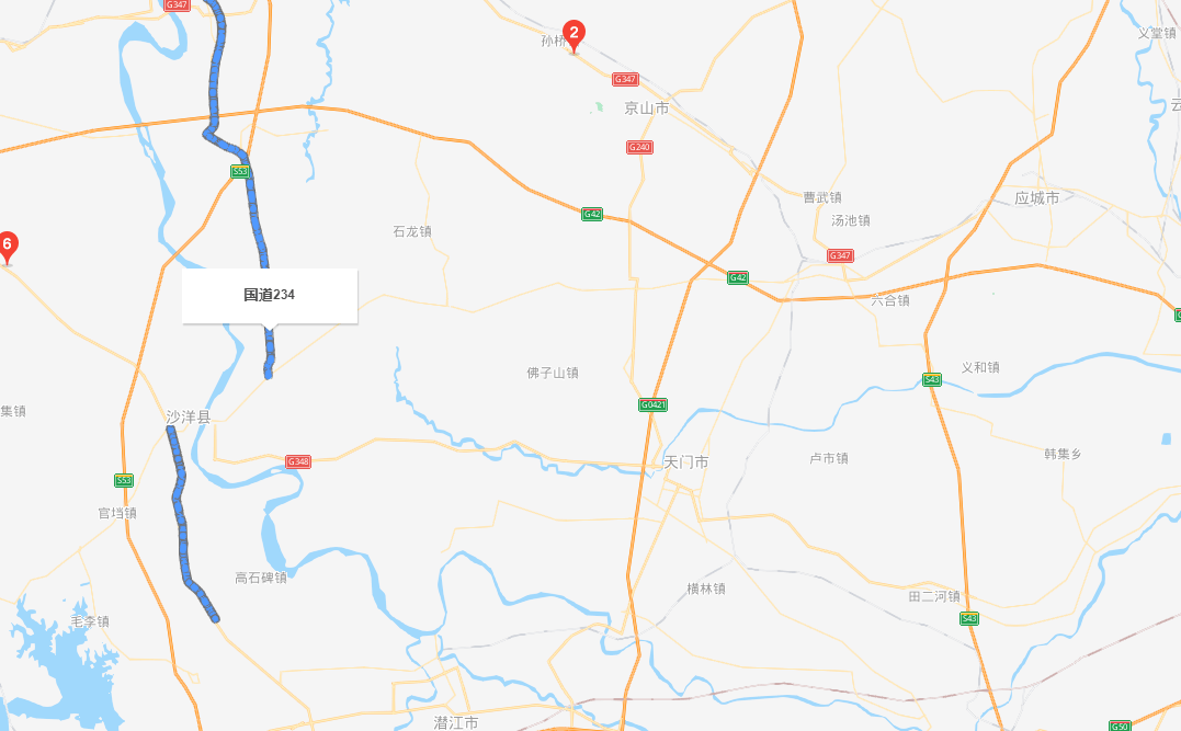 预防和减少道路交通事故,我市在 g234国道1810km 100m, g348国道164km