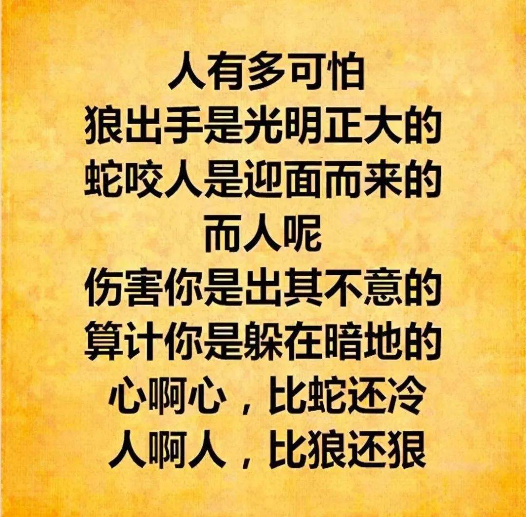 算计你的人总是躲在暗地,伤害你的总是出其不意