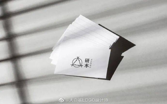 文创logo设计:研木