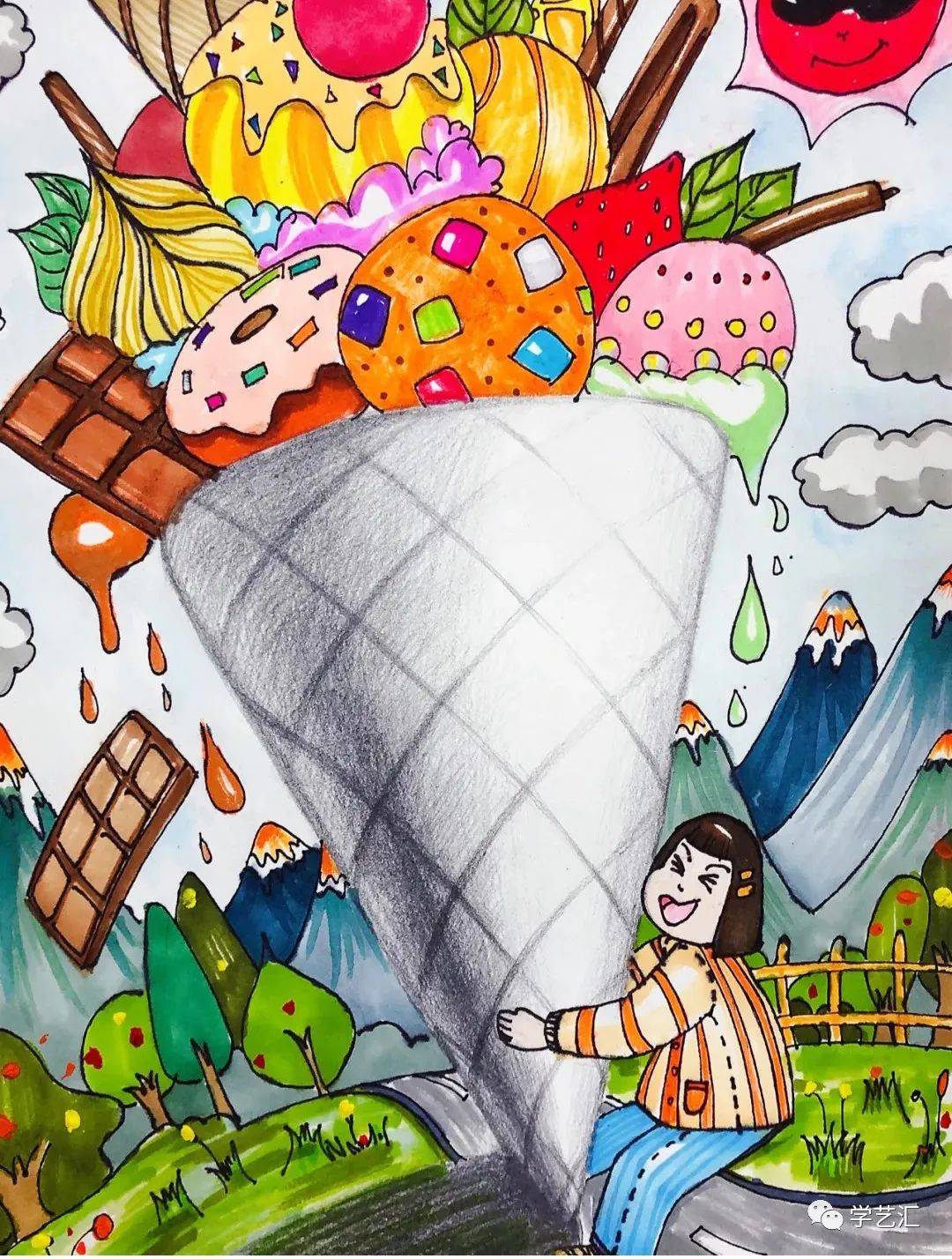 素材▏惊呆了儿童创意画原来可以这样画收获满满