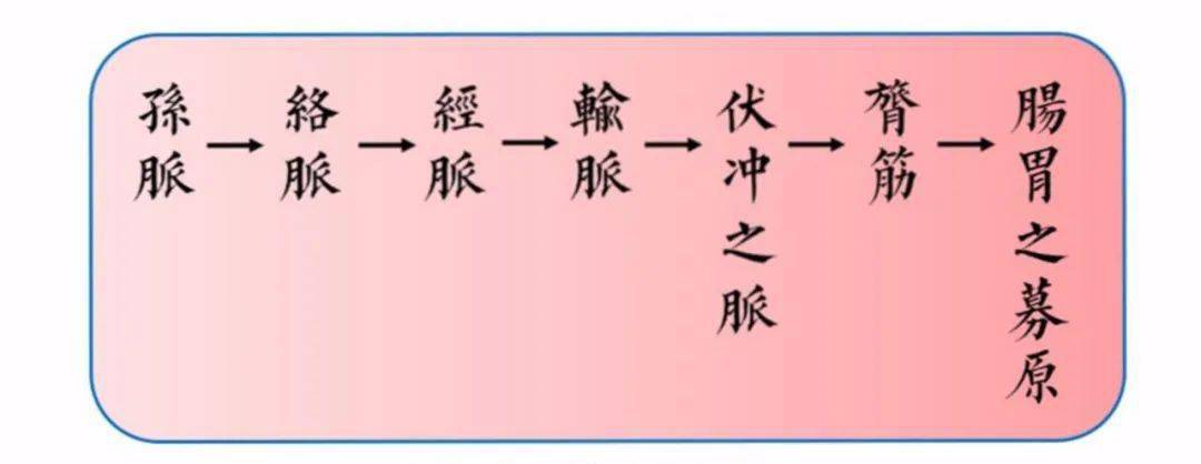 病的发展其实也是这样延伸来的,从侵袭孙脉这样子,慢慢由浅入深,再