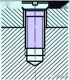 cad机械制图螺钉画法紧定螺钉常用于定位,防松而且受力较小的情况cad