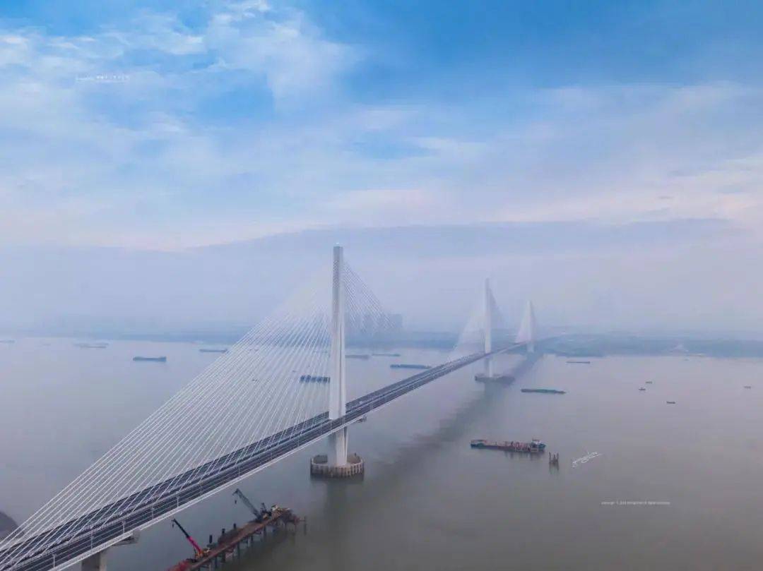 绕城公路环线形成闭合上坝夹江大桥(浦仪公路西段)建成通车江心洲长江