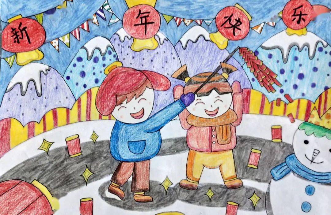 巧手绘新年——示范幼儿园教师主题绘画作品展