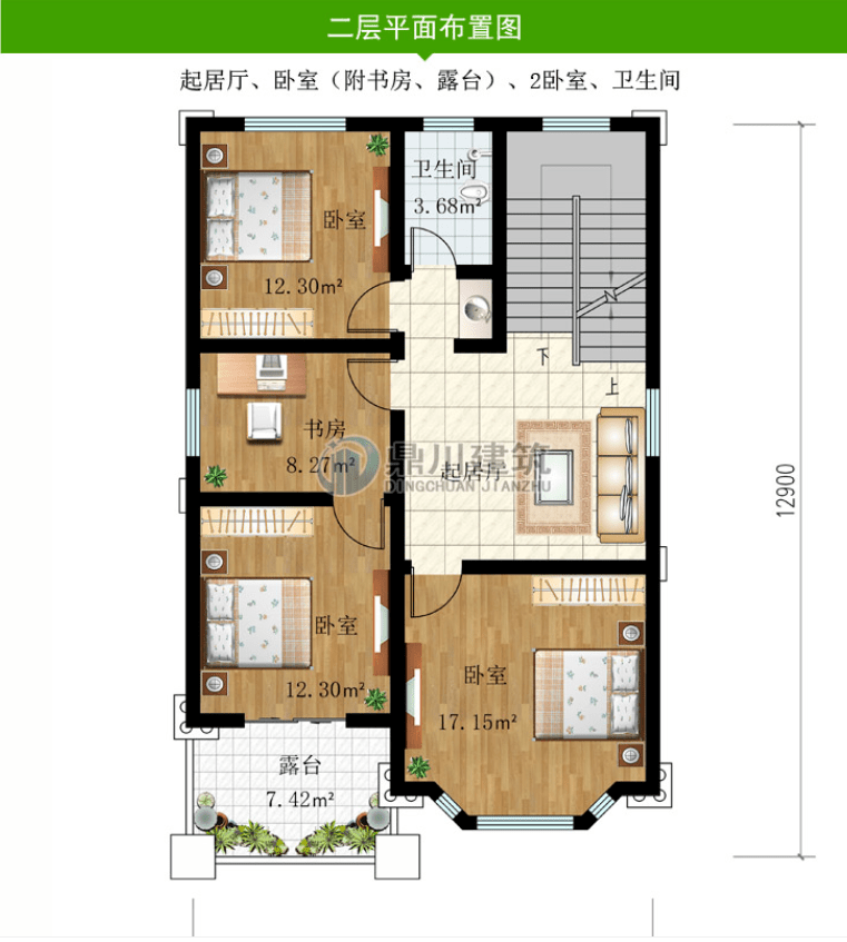 占地100平到120平方米8套农村自建别墅设计拿好图纸就开建