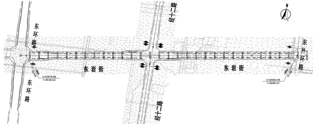 项目名称:忻州市城区2021年东岩街等3条道路建设工程  项目位置:东岩