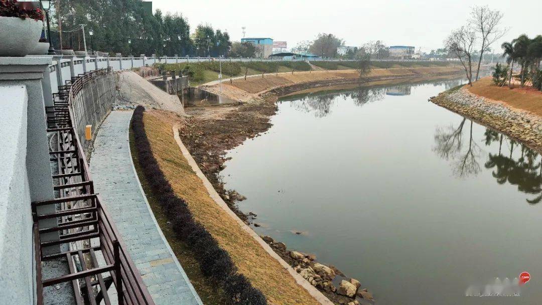 钦州首座跨江"风雨桥"呼之欲出…_河堤