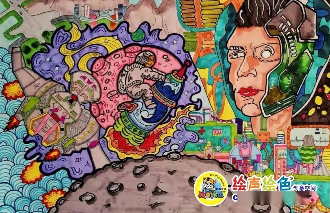 【必须收藏】科幻画大全让科学插上艺术的翅膀!