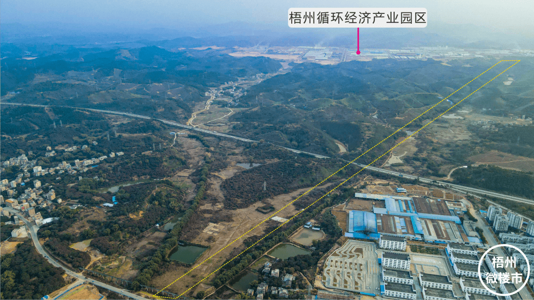 招标了梧州将建设进城大道连接这2个区长45公里路宽45米为双向6车道