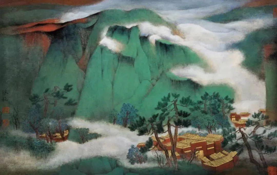 【艺术世界】他用黑白浓淡五彩料,描画山水魂_工笔画