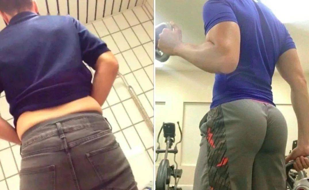这就是男生练臀和不练的区别……_臀部