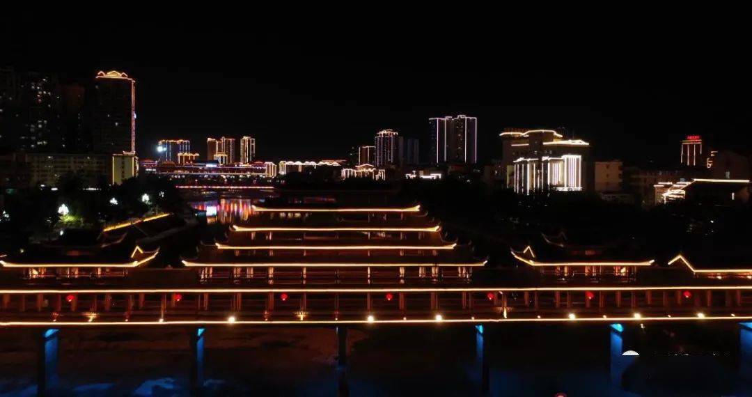 航拍下的三都夜景,太美了!