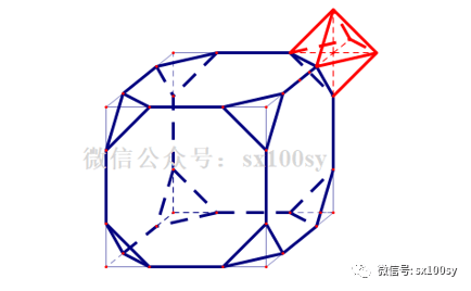 正八面体与截半八面体的组合可铺满空间