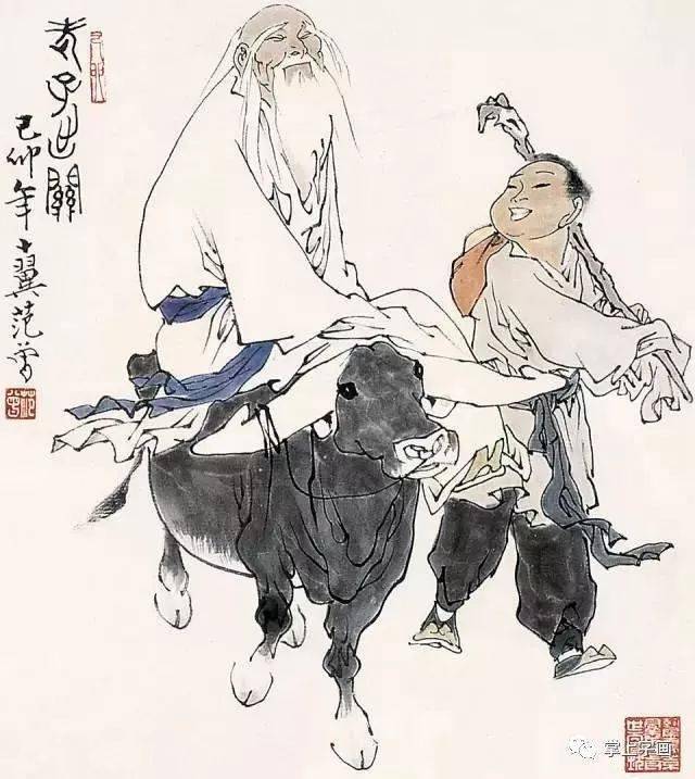 江海儿女 | 李可染范曾师徒画牛,谁的牛更牛