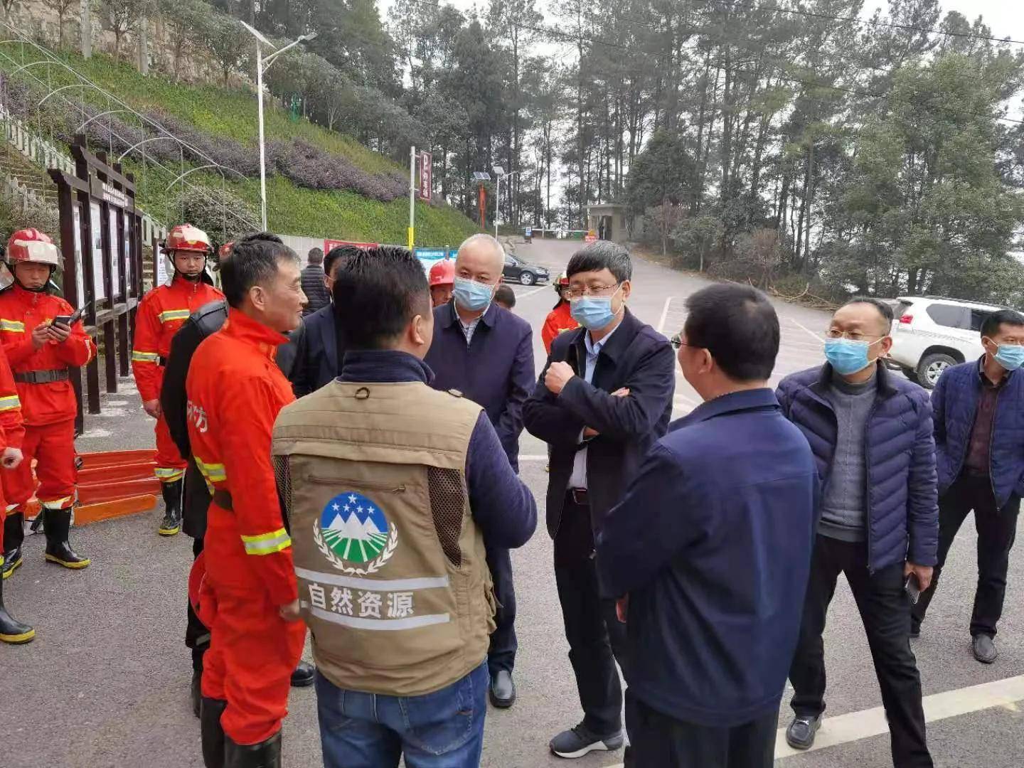 图 2月11日,市委常委,常务副市长王猛带队到荣县开展森林防灭火专项