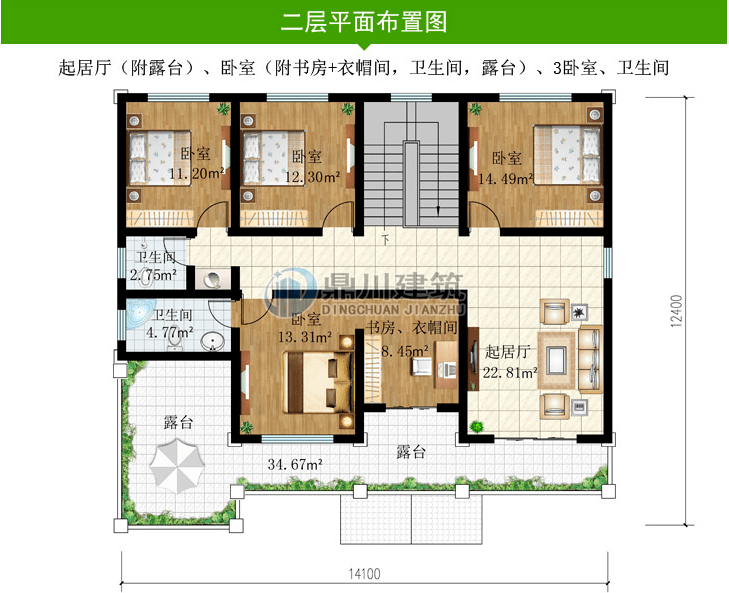 占地150平方到180平方9套自建别墅图纸明年农村建房不愁