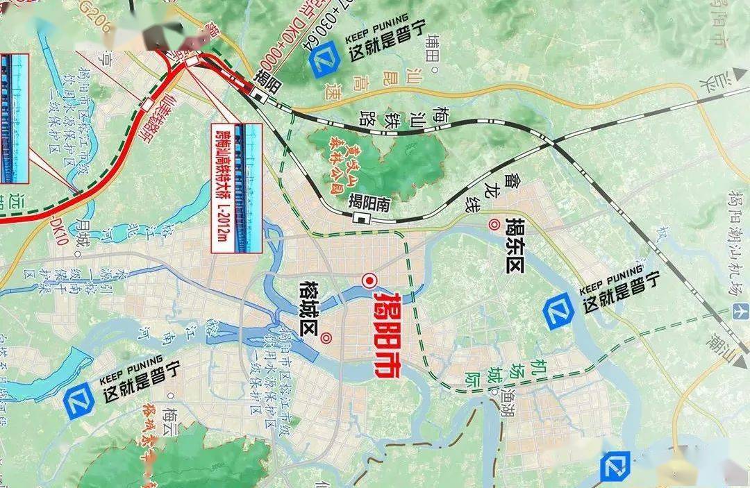 揭普铁路建设中,普宁人以后出行更方便了!_揭阳市