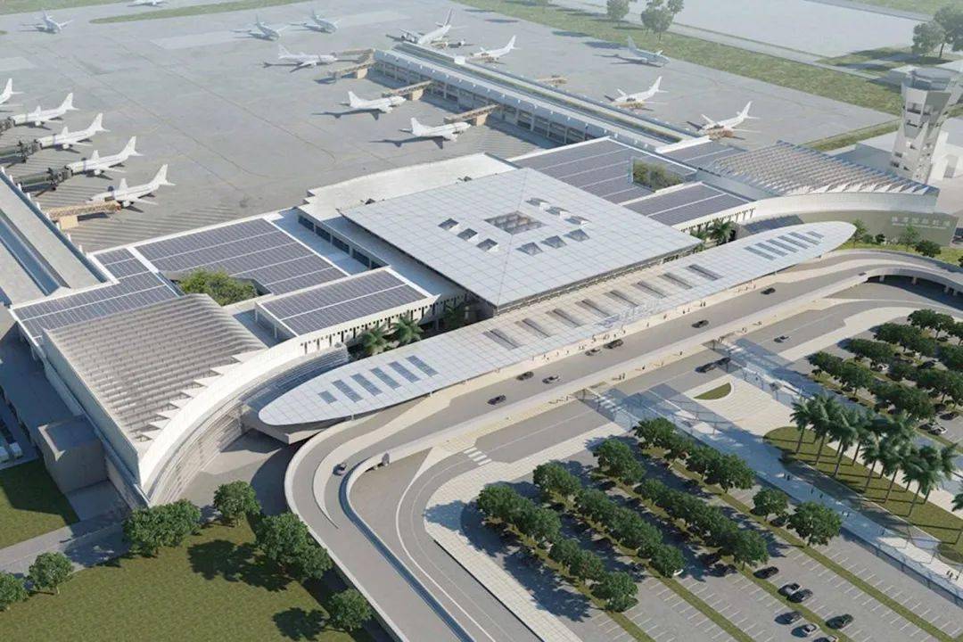 将要修建成的乐山机场,位于乐山市市中区西南,五通桥区西北,距离市