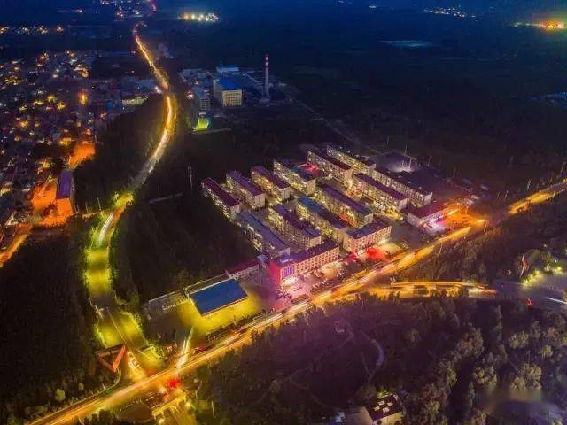【锦绣岚县】县城夜景
