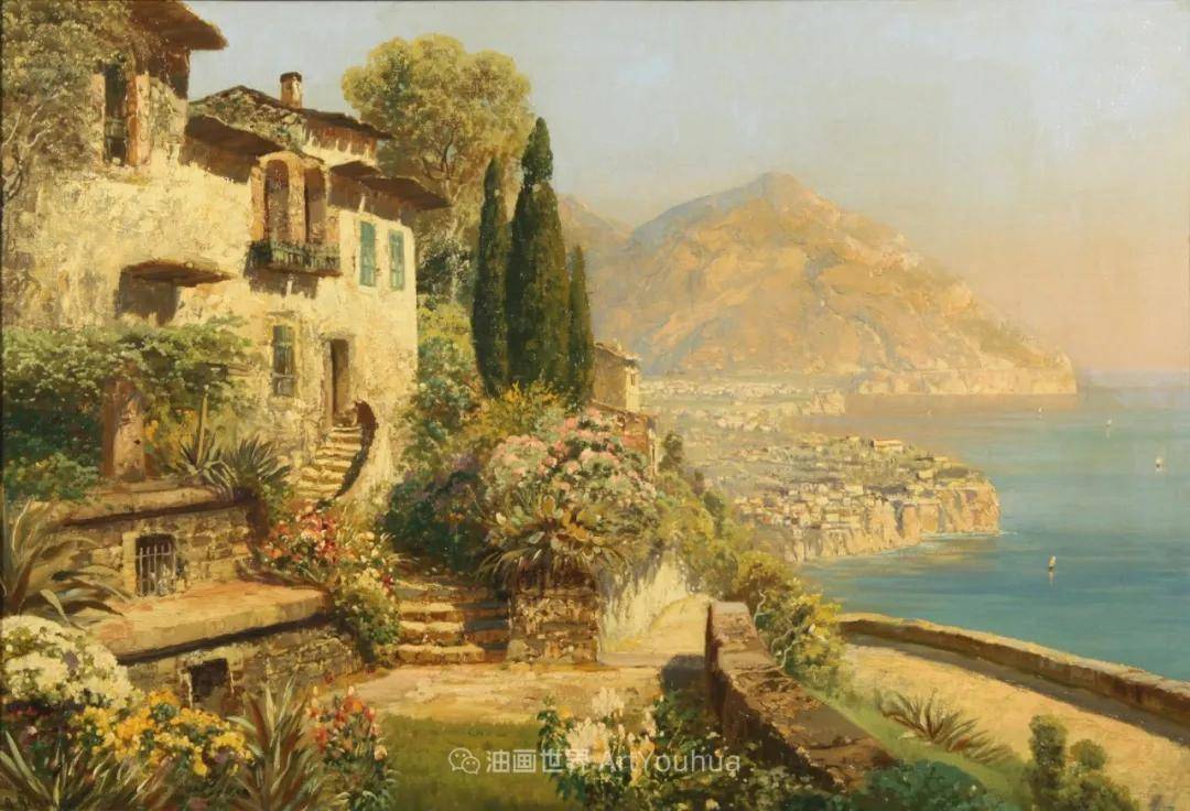 奥地利画家alois arnegger风景油画作品欣赏