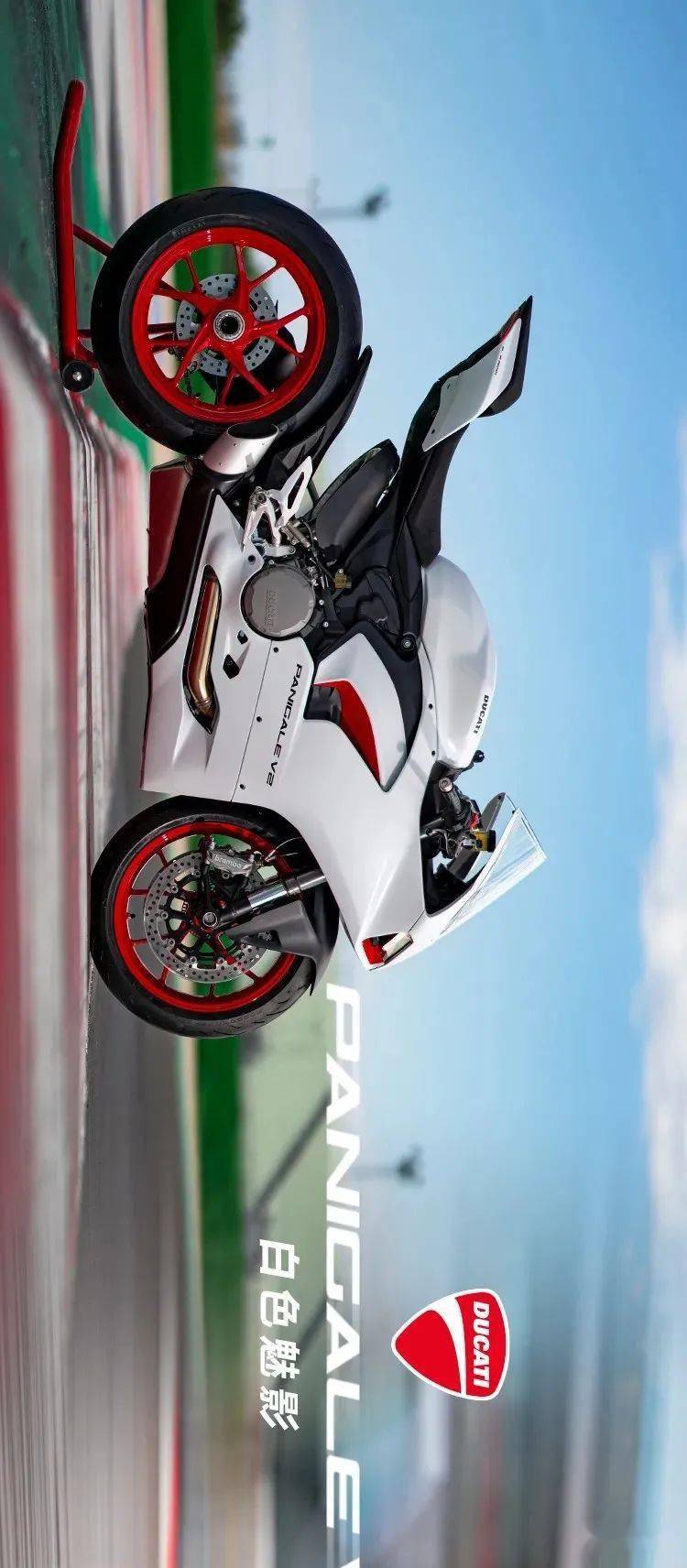 优雅与动感结合 杜卡迪 panigale v2星耀白