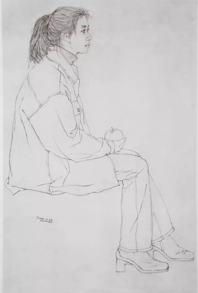 国美与央美67教授的线性素描作品