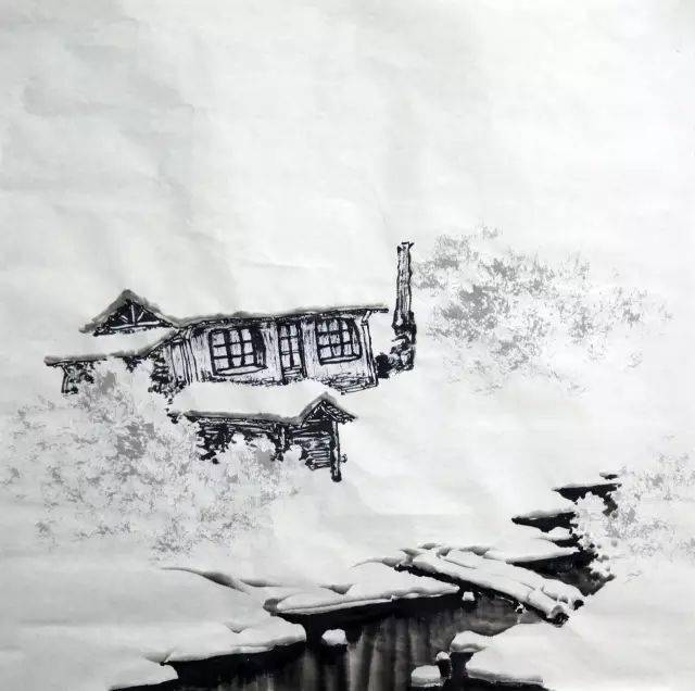 赵春秋 教你怎样画山水雪景!