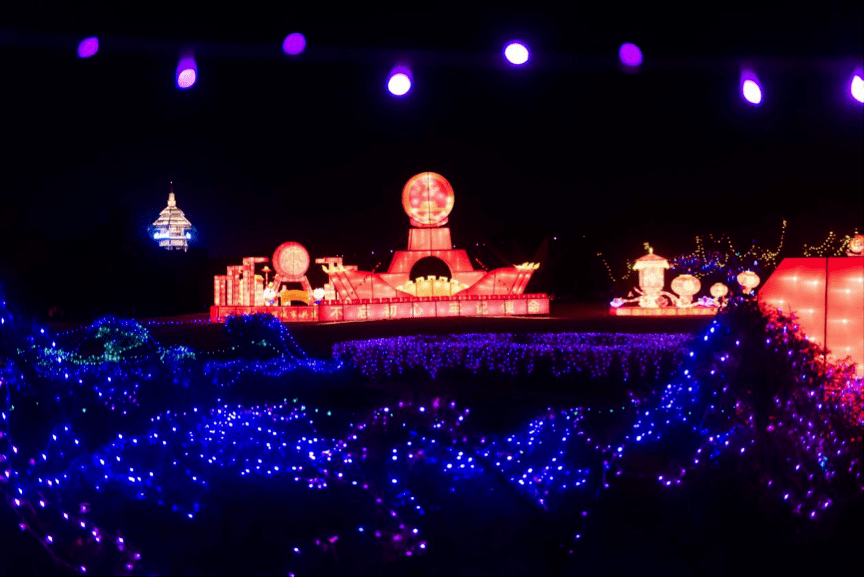 看灯会,猜灯谜. 这些花灯夜景美爆了!你想去哪