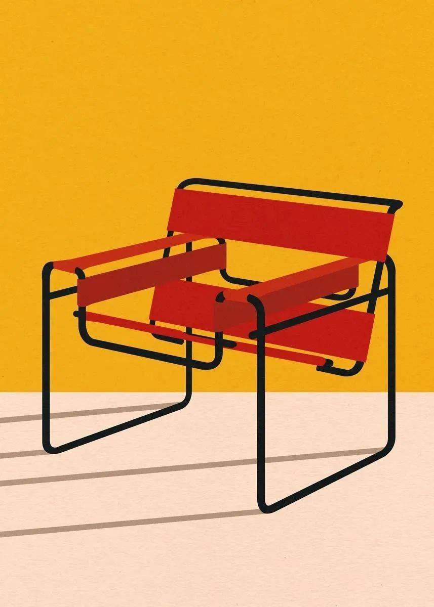 他的匈牙利学生马塞尔·布劳耶将自己设计的椅子命名为"瓦西里椅"