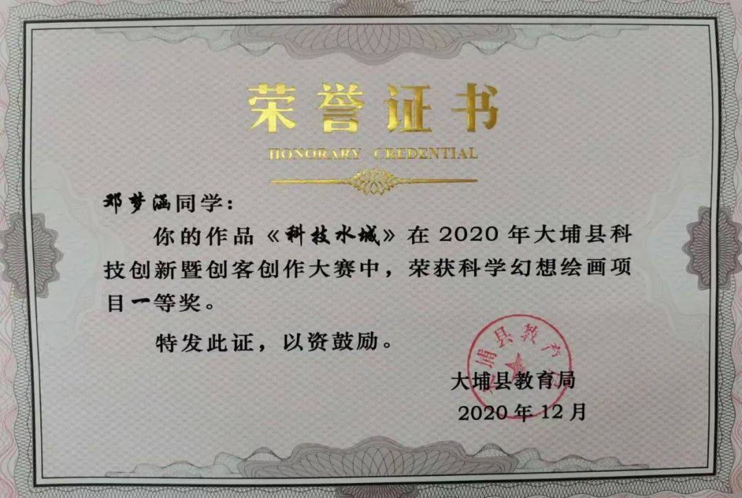 我校积极组织全校师生参加"2020年大埔县科技创新暨创客创作大赛"