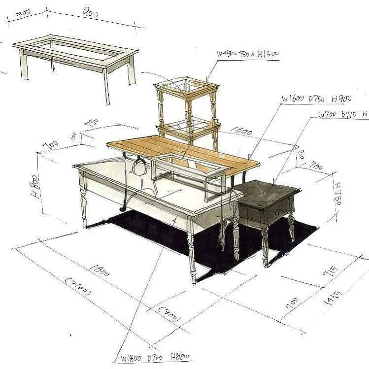 手绘草图与家具设计构思表达