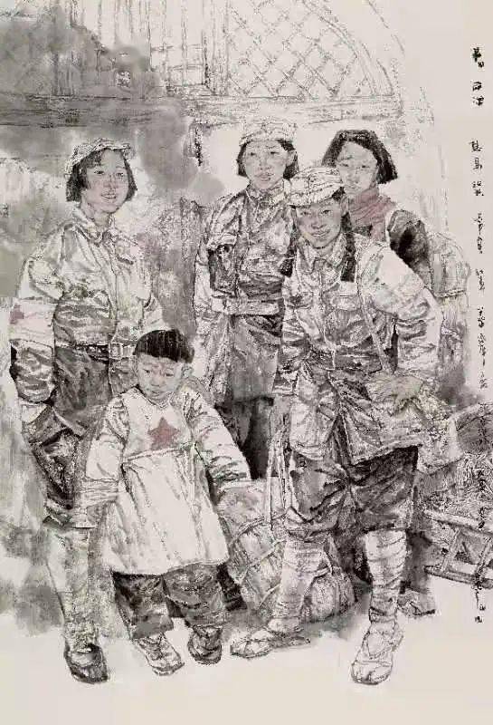 "巾帼丹青颂中华"线上美术展开展,深圳市侨商会会长翟美卿多幅作品