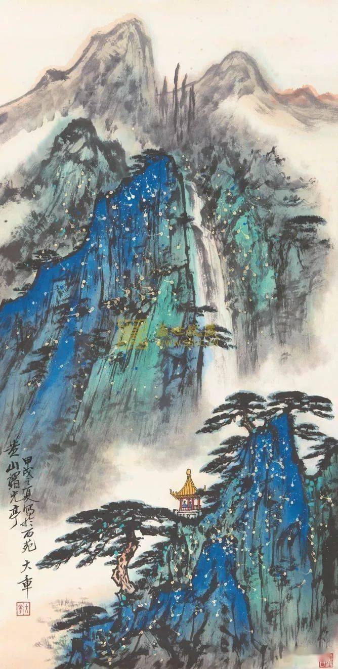 八雅轩丨八雅丹青现当代名家陈大章山水作品欣赏