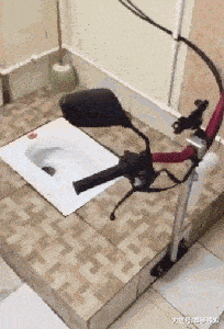 搞笑GIF: 这操作别人也是学不来