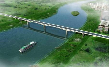 东源县黄田东江大桥动工建设,计划明年年底前建成通车